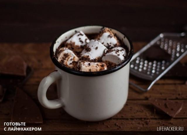 Przepis: Perfect Hot Chocolate - dodaj marshmallow