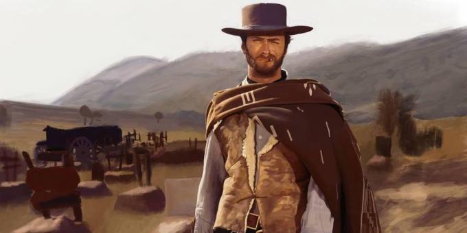 Clint Eastwood w filmie „Dobry, zły i brzydki”