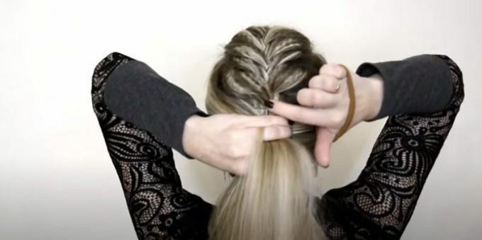 Kobiece fryzury na okrągłą twarz: zawiąż włosy w wysoki kucyk
