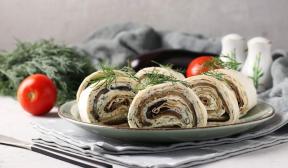 Lavash roll z bakłażanem