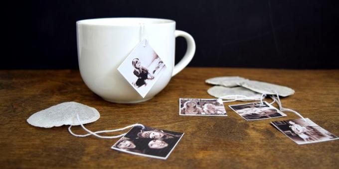 Prezenty na 8 marca z rękami: torebki herbaty z obrazkami