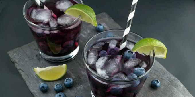 Blueberry mojito z wódką