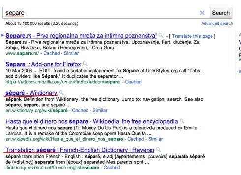 Separe - Szukaj w Google