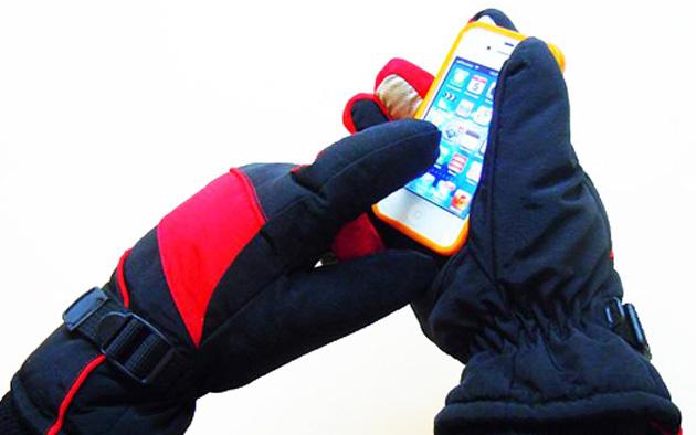 Prezenty na Nowy Rok: Rękawice narciarskie dla smartfonów