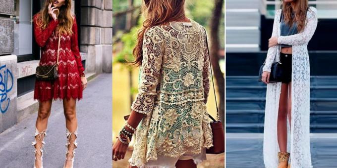 Boho Style: Elementy użycie koronki