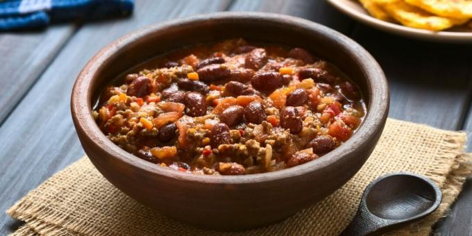 Chili con carne z indykiem