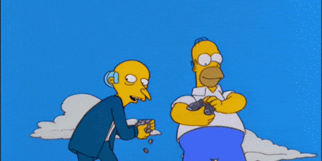 Homer Simpson dla pieniędzy