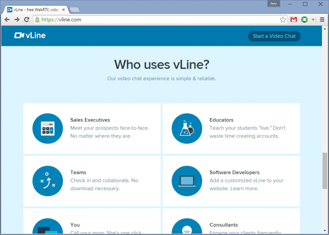 vline.com - połączeń wideo bez rejestracji i płatności