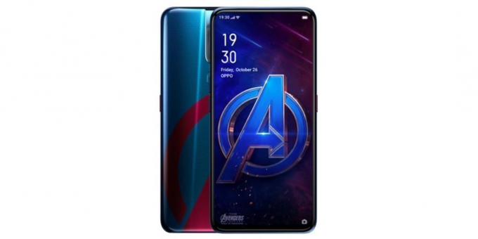 Smartfony OPPO: poświęcony premierze najnowszy „Avengers» OPPO F11 Pro to nie tylko projekt tematyczny tylny panel, ale także na pokrycie tarczę Kapitana Ameryki w zestawie