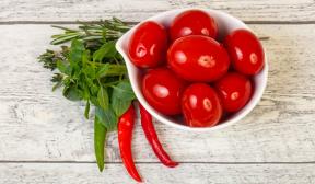 Solone pomidory z kolendrą i oregano