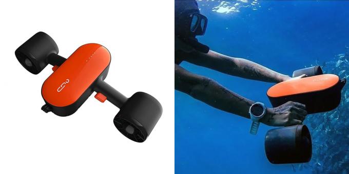 Produkty do aktywności na świeżym powietrzu na wodzie: skuter podwodny