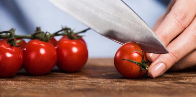 Produkty dla skóry: pomidory