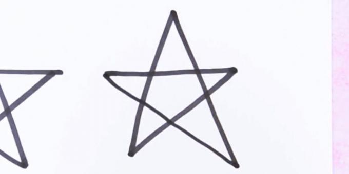 Jak narysować gwiazdę bez odrywania rąk od papieru