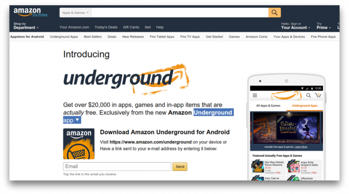 Amazon Underground aplikacji - aplikacje dla Androida za darmo