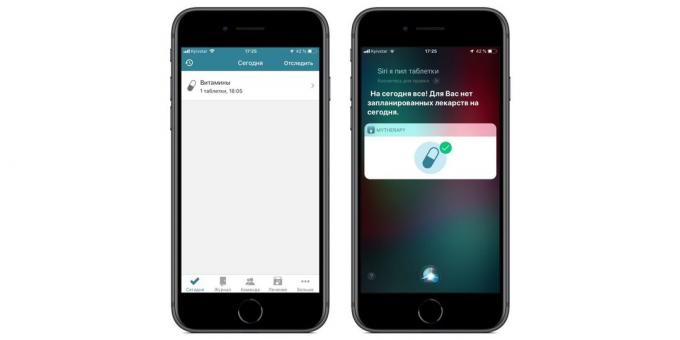 Aplikacje obsługujące szybki polecenia Siri w iOS 12: przypomnienia o przyjmowanie leku
