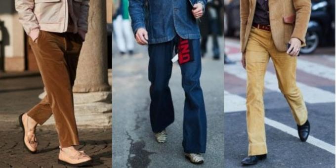 Najmodniejsze męskie spodnie: Spodnie w stylu 1970