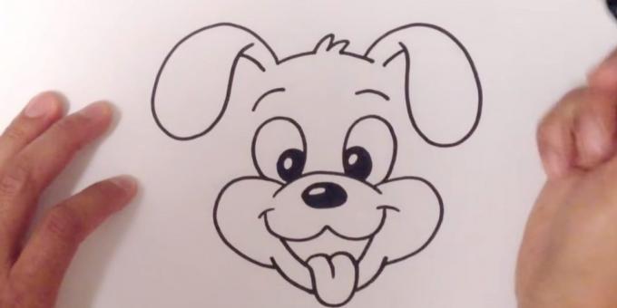 Narysuj uszy psa