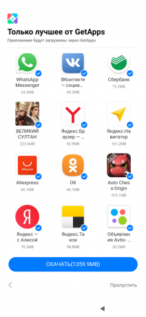 Klasyczny zestaw usług z Xiaomi