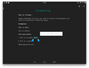 Monospace - edytor tekstu dla systemu Android, w którym nie ma nic zbędne