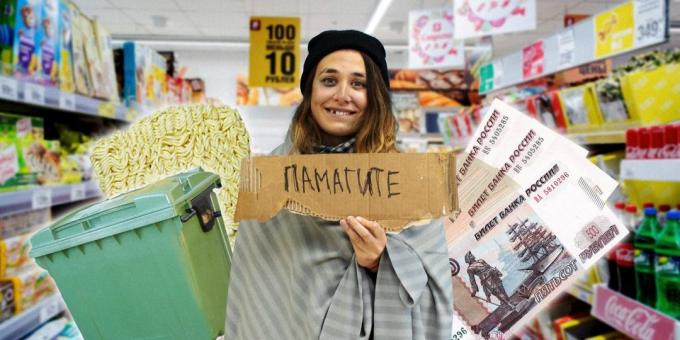 Osobiste doświadczenie: jak żyć w tygodniu do 700 rubli