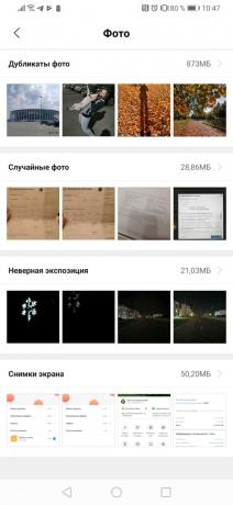 Xiaomi Cleaner Lite: wyszukiwanie zdjęć