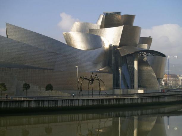architektura europejska: Guggenheim w Bilbao w Hiszpanii