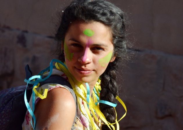 wizyta Argentyna: kobieta na karnawał