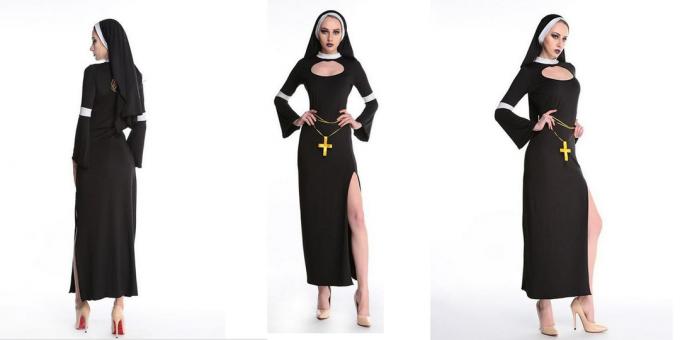 Kostiumy na Halloween: Naughty zakonnica