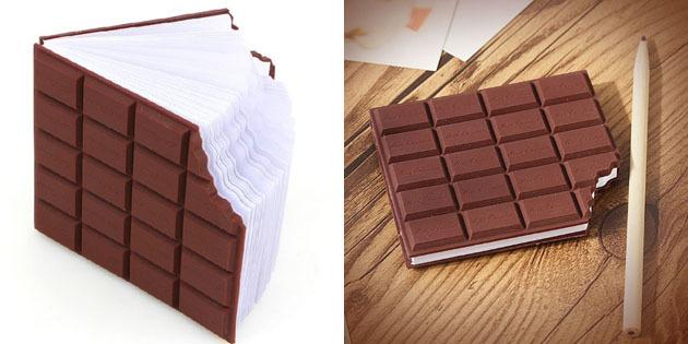 Notebook postaci GRYŹĆ czekolady