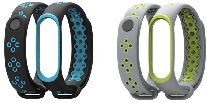 Dwukolorowa Sports pasek Xiaomi Mi Band 3