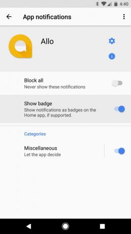 Android O: nieprzeczytane powiadomienia