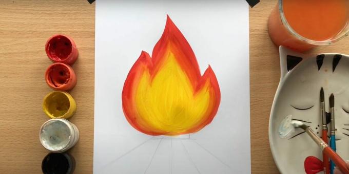 Rysunki na 9 maja: pomaluj płomień