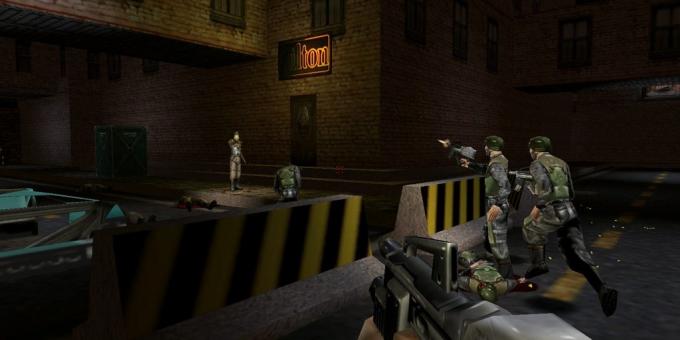 Stare gry na PC: Strzelanina w Deus Ex