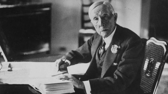 John D. Rockefeller w pracy
