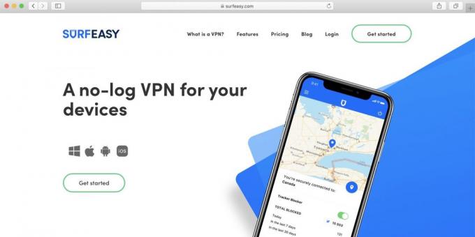 Najlepszy VPN Free for PC, Androida, iPhone - SurfEasy