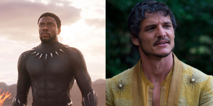 Porównaj postacie „The Avengers” i „Gra o tron”. Black Panther i Oberyn Martell