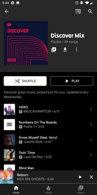 YouTube Music dowiedział polecam muzykę jak Spotify