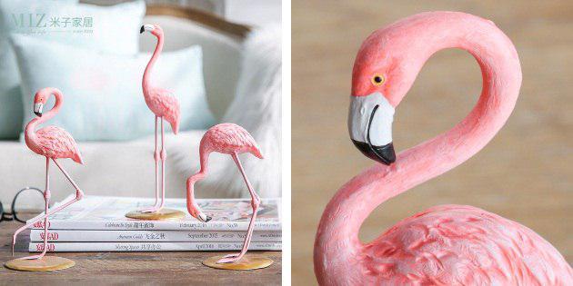 dekoracyjne flamingi