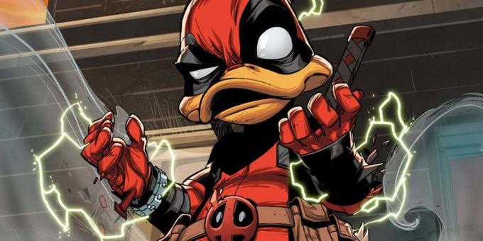 Nieoczekiwany wersja superbohaterów „Deadpool-duck” - rozmowni i ptactwa najemnik