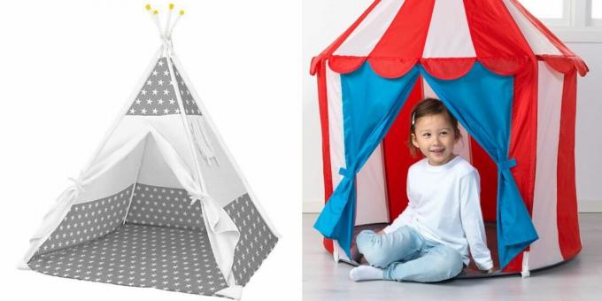 Co podarować 5-letniej dziewczynce na urodziny: namiot do zabawy