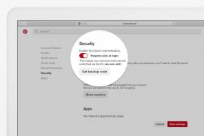 Jak włączyć dwuskładnikowego uwierzytelniania w Pinterest