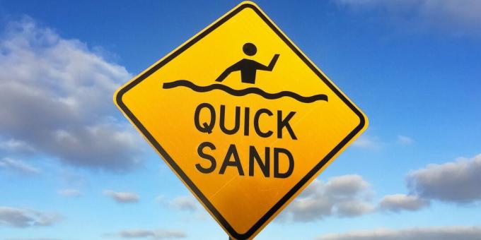 Przetrwanie na wolności: Aby przetrwać w ruchomych piaskach, musisz zwiększyć obszar kontaktu