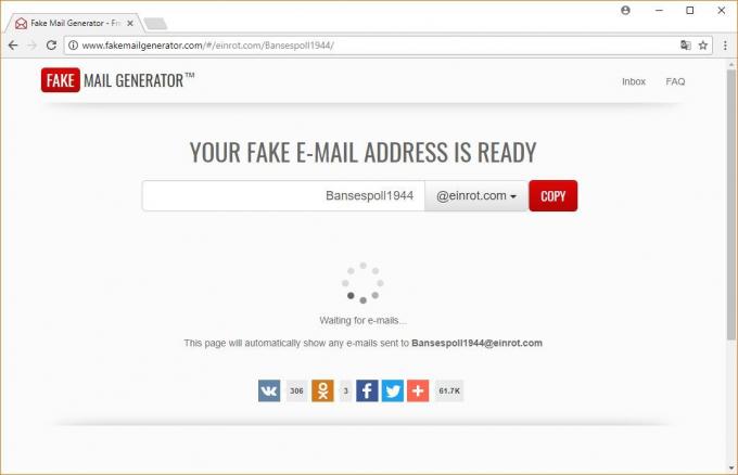 Temporary Email: Fałszywy mail Generator
