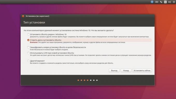Instalacja Ubuntu zamiast obecnego systemu w trybie automatycznym,