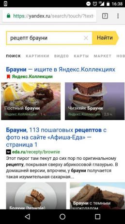 „Yandex”: Opcje wyszukiwania przepis