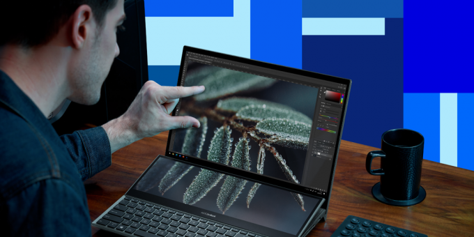 Laptop ASUS ZenBook Pro Duo 15 OLED: wierne odwzorowanie kolorów