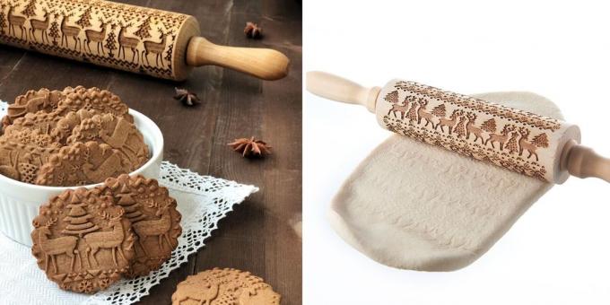 Produkty z aliexpress, które pomogą stworzyć świąteczny nastrój: a Rolling pin z obrazem