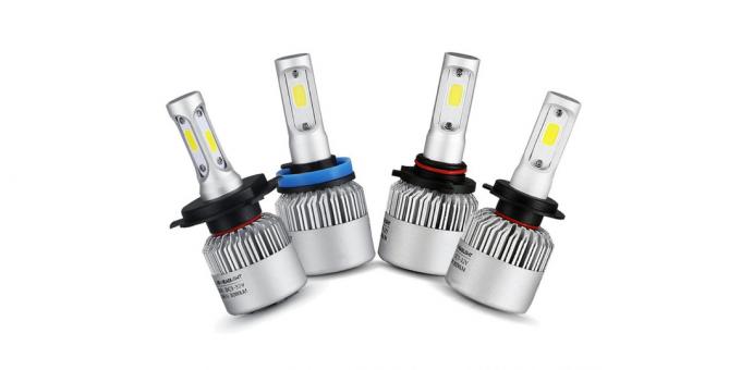 Żarówki samochodowe zestaw LED