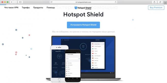 Najlepsze darmowe VPN dla PC, Android i iPhone - Hotspot Shield