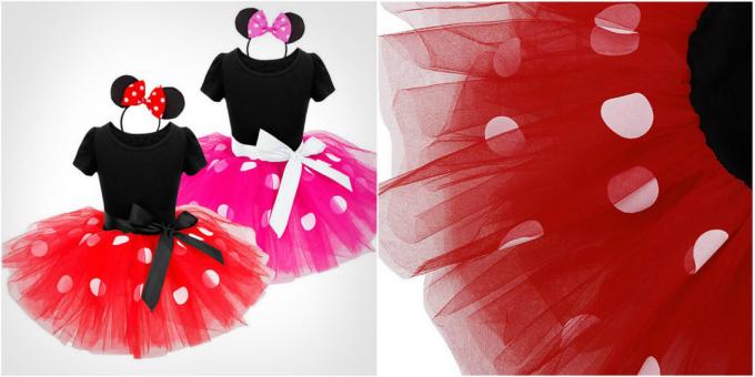 kostiumy świąteczne dla dziewczynek: Minnie Mouse Costume